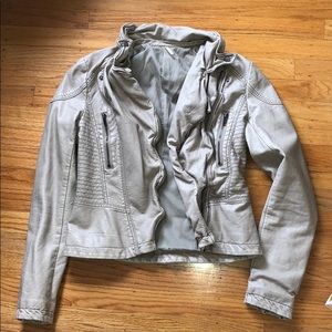 Free people leather jacket